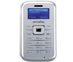 SIMVALLEY Pico Inox RX-180 -  stríbrný + Univerzální nabíječka Premium