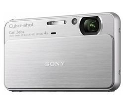 SONY Cyber-shot  DSC-T99 stríbrný + Pouzdro Kompakt 11 X 3.5 X 8 CM CERNÁ + Pameťová karta SDHC 16 GB