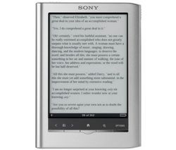 SONY Elektronická kniha PRS-350 Reader Pocket Edition - stríbrná  + Pameťová karta SDHC 4 GB
