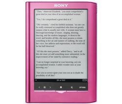 SONY Elektronická kniha PRS-350 Reader Pocket Edition - ružová + Nabíječka PRSAAC1 pro PRS-650 a PRS-350 + Ochranné pouzdro PRS-ASC35 pro PRS-350 - modré