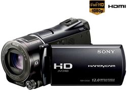 SONY HD Videokamera HDR-CX550VE + Cestovní brašna TBC305K + Pameťová karta SDHC 8 GB