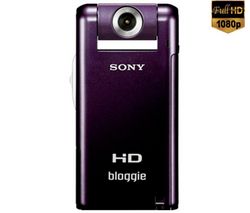 SONY Videokamera HD Bloggie MHS-PM5K černá/fialová + Baterie NP-BK1 + Pameťová karta SDHC 4 GB
