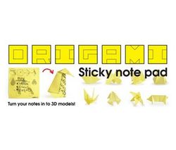 SUCK UK Poznámkový lepící blocek Origami