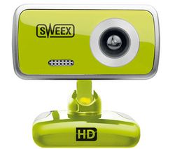 SWEEX Webová kamera WC065 zelená + Hub 2-v-1 7 Portu USB 2.0