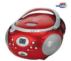 TOKAI Rádio CD/MP3 USB  LRL-1913R cervené