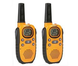TOPCOM Sada 2 vysílaček talkie walkie Twintalker 9100 + Nabíječka 8H LR6 (AA) + LR035 (AAA) V002 + 4 baterie NiMH LR6 (AA) 2600 mAh