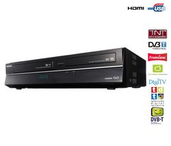 TOSHIBA Kombinovaný prehrávač/rekordér DVD/VHS RD-XV50KF + Kabel HDMI - Pozlacený 24 karátu - 1,5 m - SWV3432S/10