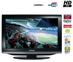 TOSHIBA LCD televizor 22DV733G černý + Stolek TV Esse Mini - černý