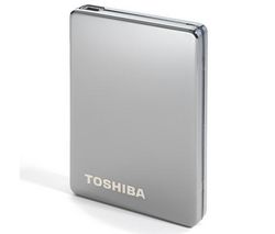 TOSHIBA Prenosný externí pevný disk StorE Steel - 120 GB + Pouzdro SKU-PHDC-1 modré