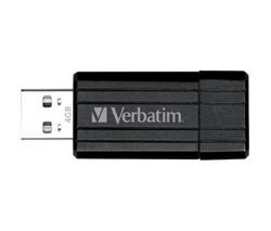 VERBATIM Klíč USB Store'n' Go PinStripe 8 GB - černá + Čistící stlačený plyn vícepozicní 250 ml