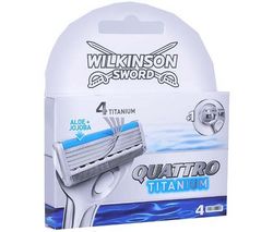 WILKINSON Sada 4 žiletky Wilkinson Quattro Titanium