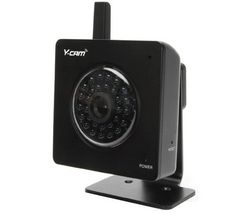 Y-CAM Kamera IP bezdrátová YCB003 Black SD černá + Ochranná skrín pro kameru IP YCEX01 černá